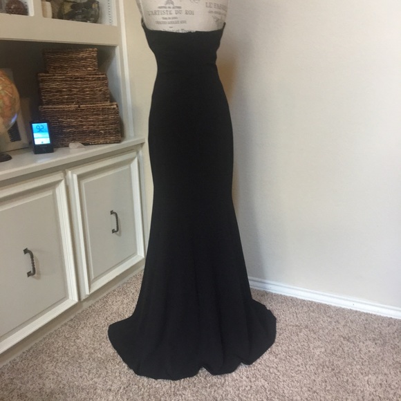 Strapless Black Dress - Picture 2 of 16